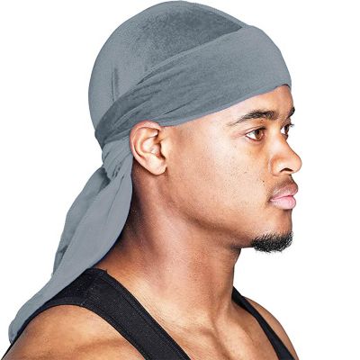 HGWOPGASD 1-Piece Silky Durag Cap, Long-Tail Durag for Men and Women—Perfect for 360 Waves and Dreadlocks, Silky Satin Durag A37