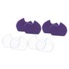 DEARMAMY 2 Sets Anti-Chafing Gel Metatarsal Pads for Women, Forefoot Pads, Toe Protectors, Half Insoles, 4 Pairs x 2 view 4