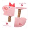 UPKOCH Cartoon Cat Silvervine Plush Chew Toy for Indoor Cats view 4