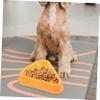BESTonZON 2-Pack Cartoon Pizza Slow Feeder Dog Bowls view 2