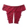 RUITOTP Women's Lace Thong Panties with Open Crotch view 4
