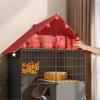 Extra-Large Cat Cage with Hammock and Removable Litter Box view 3