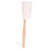 PENIKOKO Natural Loofah Body Brush with Wooden Handle, Gentle Exfoliating Bath Brush for Deep Cleansing, Removable Long Handle for Shower and Back view 1