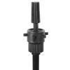 Saluaqui Professional Wig Head Stand with Adjustable Height, Suction Cup Base, 130 cm, Black view 2