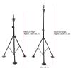 Saluaqui Professional Wig Head Stand with Adjustable Height, Suction Cup Base, 130 cm, Black view 3