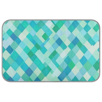 Self-Cooling Pet Mat for Summer, Diamond-Shaped, Washable