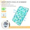 Self-Cooling Pet Mat for Summer, Diamond-Shaped, Washable view 4
