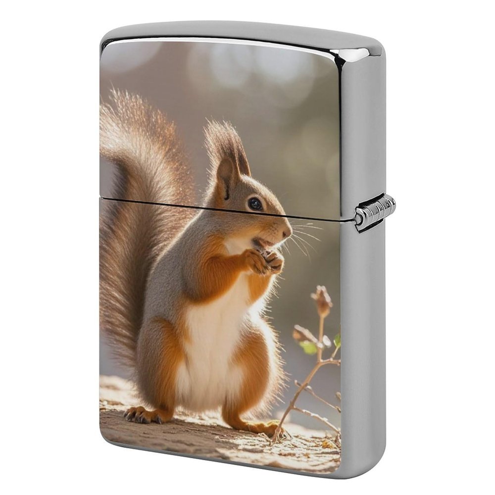 Funny Squirrel Animal Lighter Case, Waterproof Lighter Sleeve with Graffiti Design