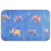 Funny Elephant Blue Sky Flower Self-Cooling Dog and Cat Mat, 59.9 x 98 cm view 1