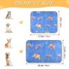 Funny Elephant Blue Sky Flower Self-Cooling Dog and Cat Mat, 59.9 x 98 cm view 2