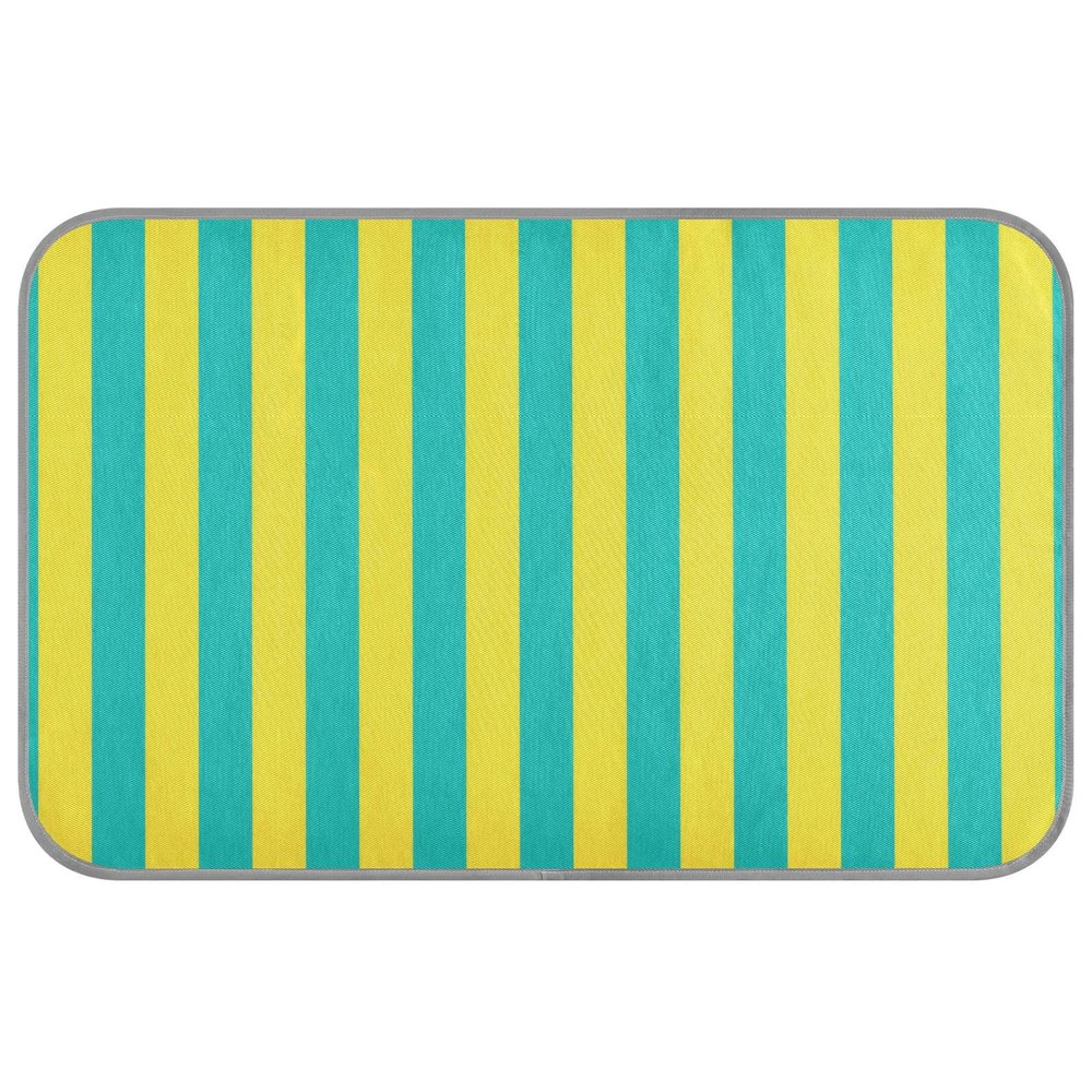 WDdZzyy Self-Cooling Blanket for Summer, Cats, Chickens and Travel, Washable, Yellow/Blue