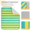 WDdZzyy Self-Cooling Blanket for Summer, Cats, Chickens and Travel, Washable, Yellow/Blue view 3