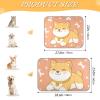 WDdZzyy Shiba Inu Cooling Blanket for Dogs and Cats, Orange, Non-Electric Summer Pet Mat view 2