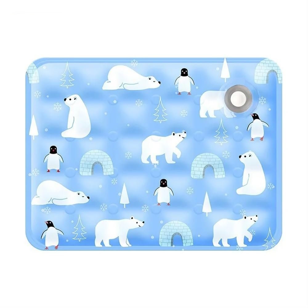 BODOBTF Cooling Mat for Cats and Dogs, Polar World Orchid, 30 x 40 cm