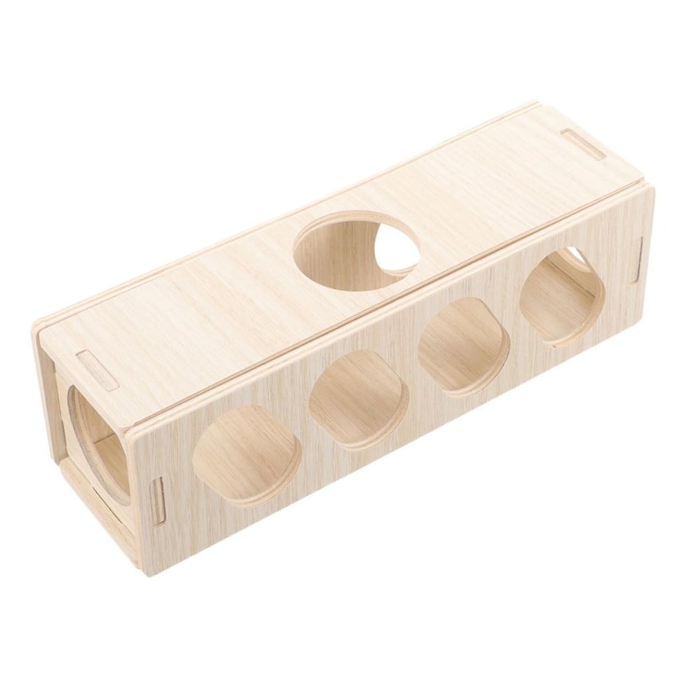 VICASKY Hamster House with Multi-Chamber Tunnel and Hideout, Multifunctional Toy for Damage Reduction, Suitable for Indoor and Outdoor Enclosures