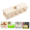VICASKY Hamster House with Multi-Chamber Tunnel and Hideout, Multifunctional Toy for Damage Reduction, Suitable for Indoor and Outdoor Enclosures view 3