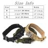 Military Tactical Nylon Dog Harness, Collar and Leash with Control Handle, Reflective Outdoor Set for Large Dogs, Black, S view 3