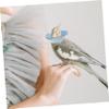 Parrot Protective Collar Against Bird Bites, Size S, Microfiber Leather view 4