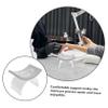 White U-Shaped Nail Armrest, Silicone and Plastic view 3