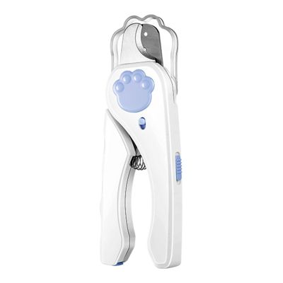 Cat Nail Clipper with LED Light and Automatic Reset