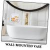 Toddmomy Wall Planter Plastic Transparent 10x8x9cm Self-Adhesive view 3