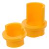 2-Piece Plastic Mop Bucket Stoppers, Yellow view 1