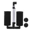 KIMISS Aquarium Double Sponge Filter, Quiet Submersible Foam Filter view 1