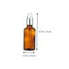DEARMAMY 10-Pack 50 mL Brown Glass Dropper Bottles with Pipettes view 2