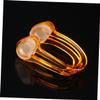 PACKOVE Swimming Set with Waterproof Earplugs and Nose Clip, Orange view 2