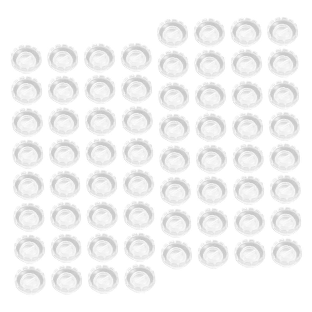 VALICLUD Self-Adhesive Eyelash Glue Holders, Simplifies Eyelash Extensions, 120 Plastic Pieces