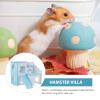 UKCOCO Wooden Hamster House with Chew Function and Hideout view 2