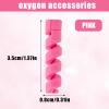 10-Pack Oxygen Tubing Holders (Pink) view 2