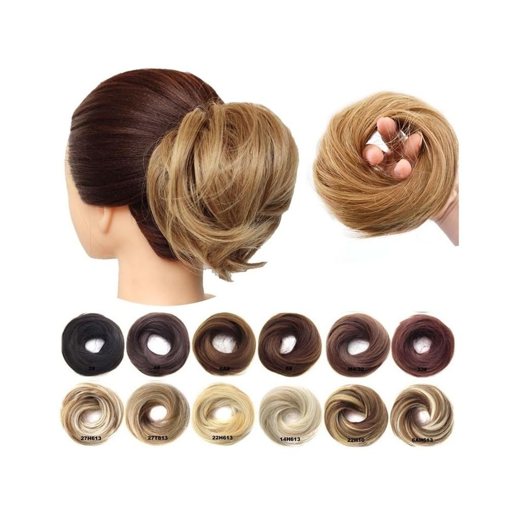 Synthetic Hair Bun Extension, Donut Chignon (Q7-613)