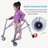 SdaryWare Walking Aid for Children with Cerebral Palsy, Foldable Medical Walker, Adjustable with Wheels, for Children with Disabilities and Hospitals (B: 53–70 cm) view 4