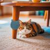 Cat Corner Scratcher with Grooming Brush view 3