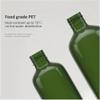 Portable Empty Pump Bottles, Cylindrical, Refillable, 300 ml, Green, 4-Pack view 4