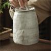 OUYUE Decorative Urn Set for Adult Ashes, Black view 3