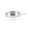 Empty Aluminum Makeup Pans, 10-Pack, Silver, Christmas Theme Party view 2