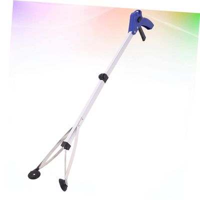 Foldable Aluminum Alloy Reacher, Blue