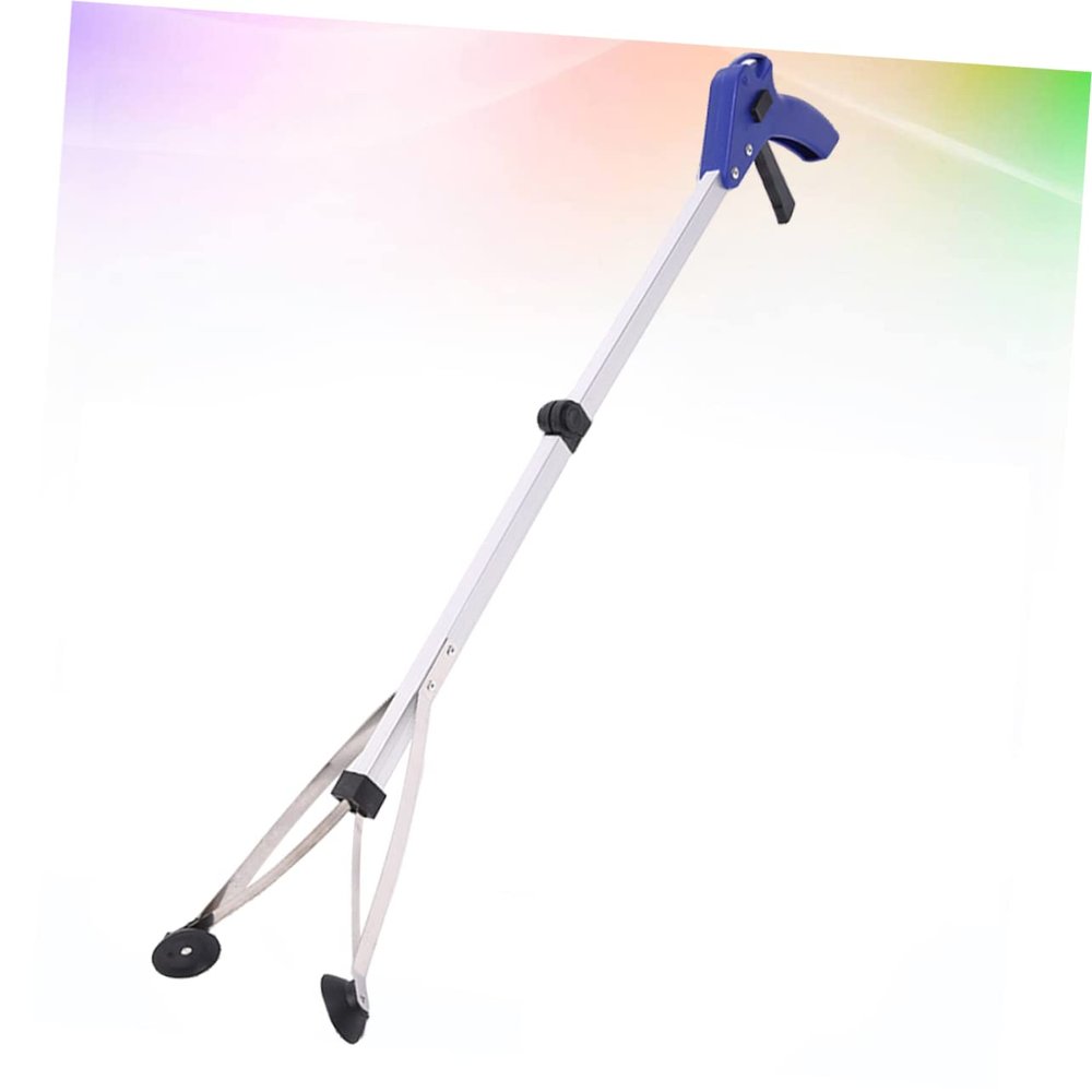 Foldable Aluminum Alloy Reacher, Blue