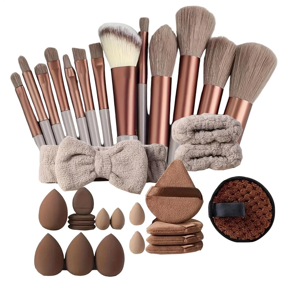 Makeup Tools Travel Makeup Brush Set, 33 Pieces