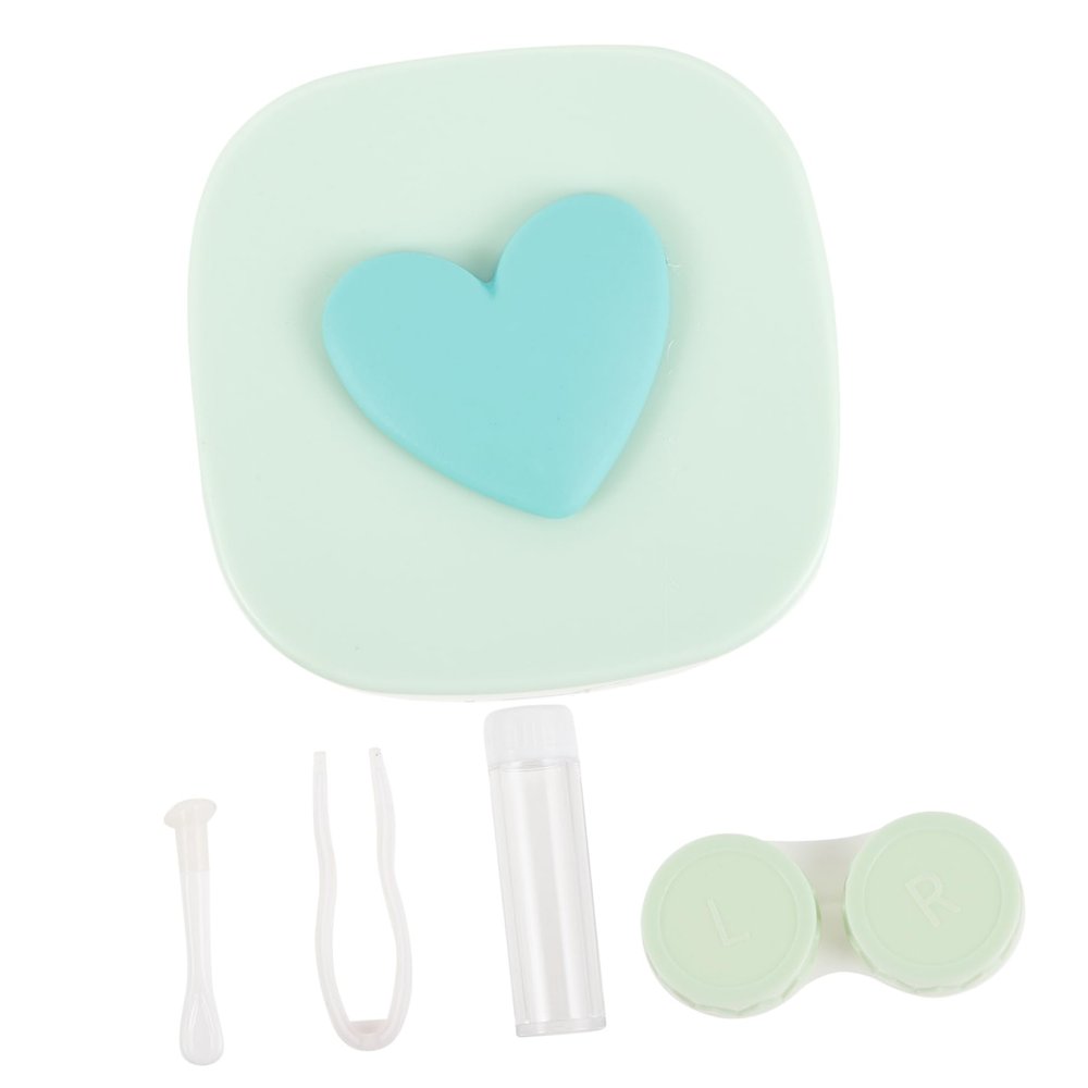 PACKOVE Plastic and Resin Contact Lens Case, Portable Leakproof Travel Holder, Compact and Space-Saving