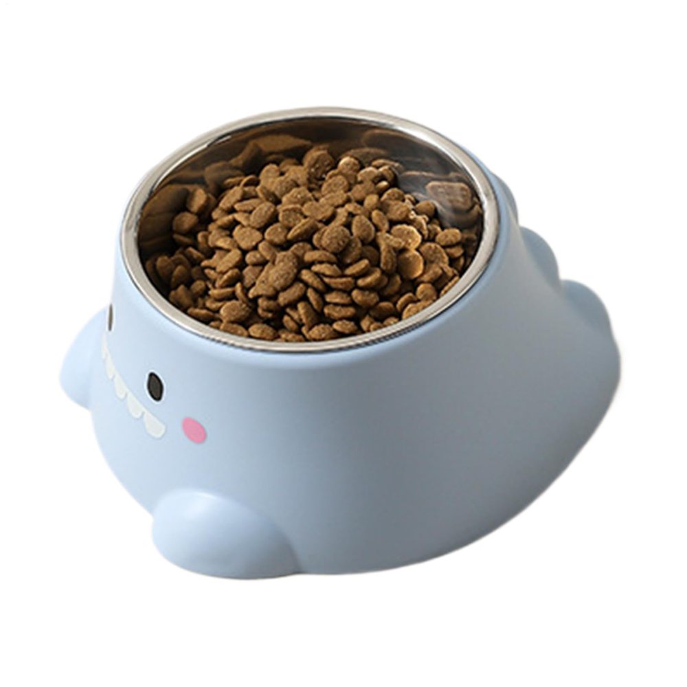 Non-Slip Weighted Cat Bowl with Elevated Angled Design