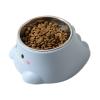 Non-Slip Weighted Cat Bowl with Elevated Angled Design view 1