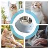 Non-Slip Weighted Cat Bowl with Elevated Angled Design view 4