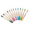Bamboo Toothbrushes, 4-Pack, Blue, Non-Slip, for Adults view 3
