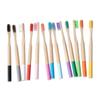 Bamboo Toothbrushes, 4-Pack, Blue, Non-Slip, for Adults view 4