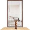 BANTASE Cat-Resistant Mesh Screen Door with Zipper for Living Room, Kitchen, Bedroom, and Patio, Scratch Protection for Dogs and Cats (130 x 220 cm) view 1