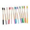 Bamboo Toothbrushes with Soft Bristles, 4-Pack, Purple, for Adults view 1