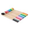 Bamboo Toothbrushes with Soft Bristles, 4-Pack, Purple, for Adults view 2